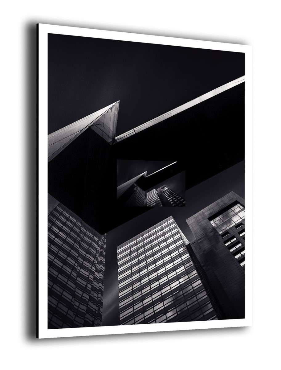 Architecture - Gratte ciel en noir et blanc