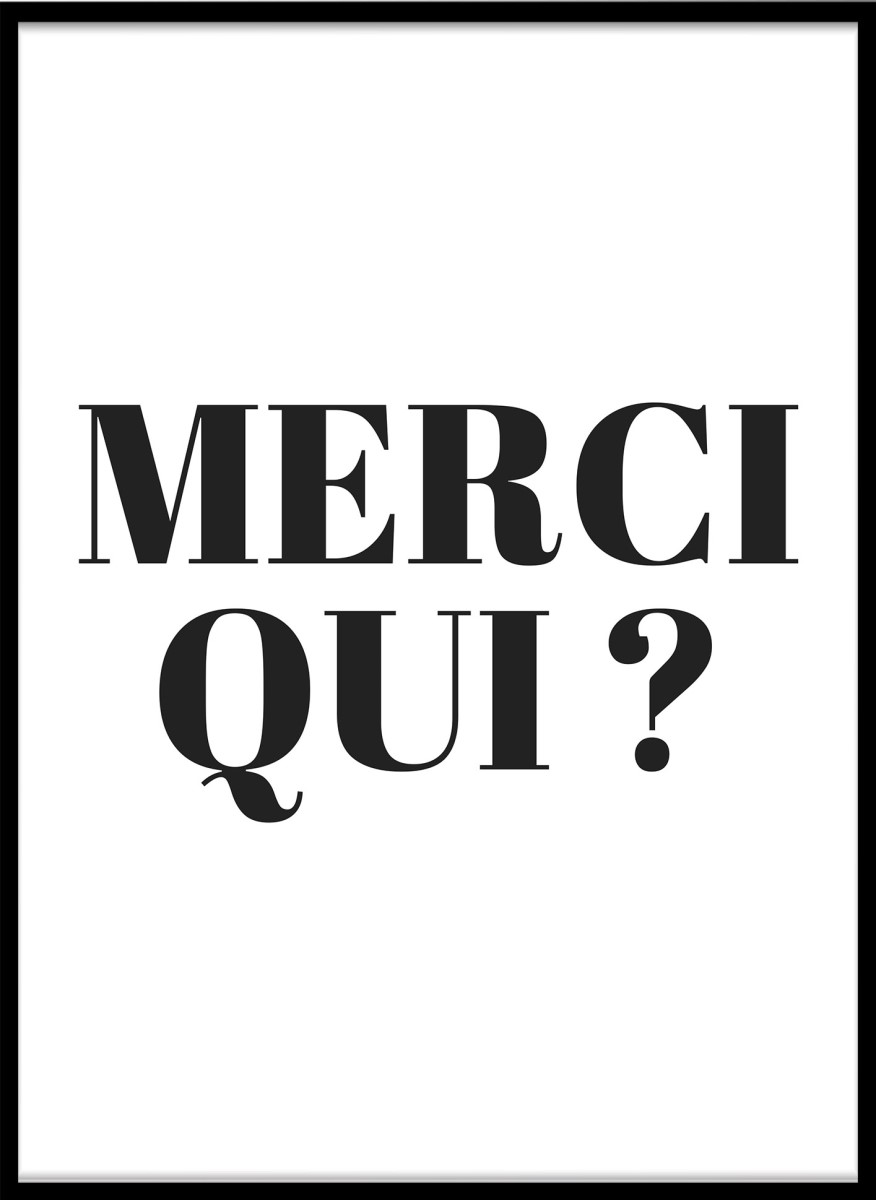 Ecriture - Merci Qui ?