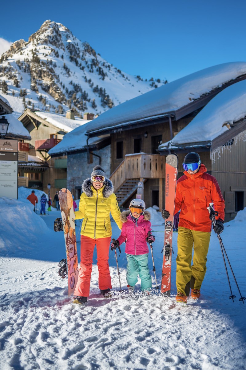 Séjour au ski en famille dans les Alpes