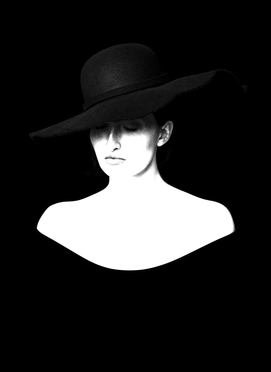 Portrait - Femme chapeau