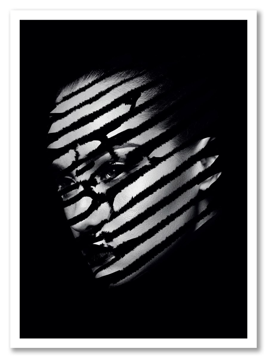 Escalier - Femme Rayures