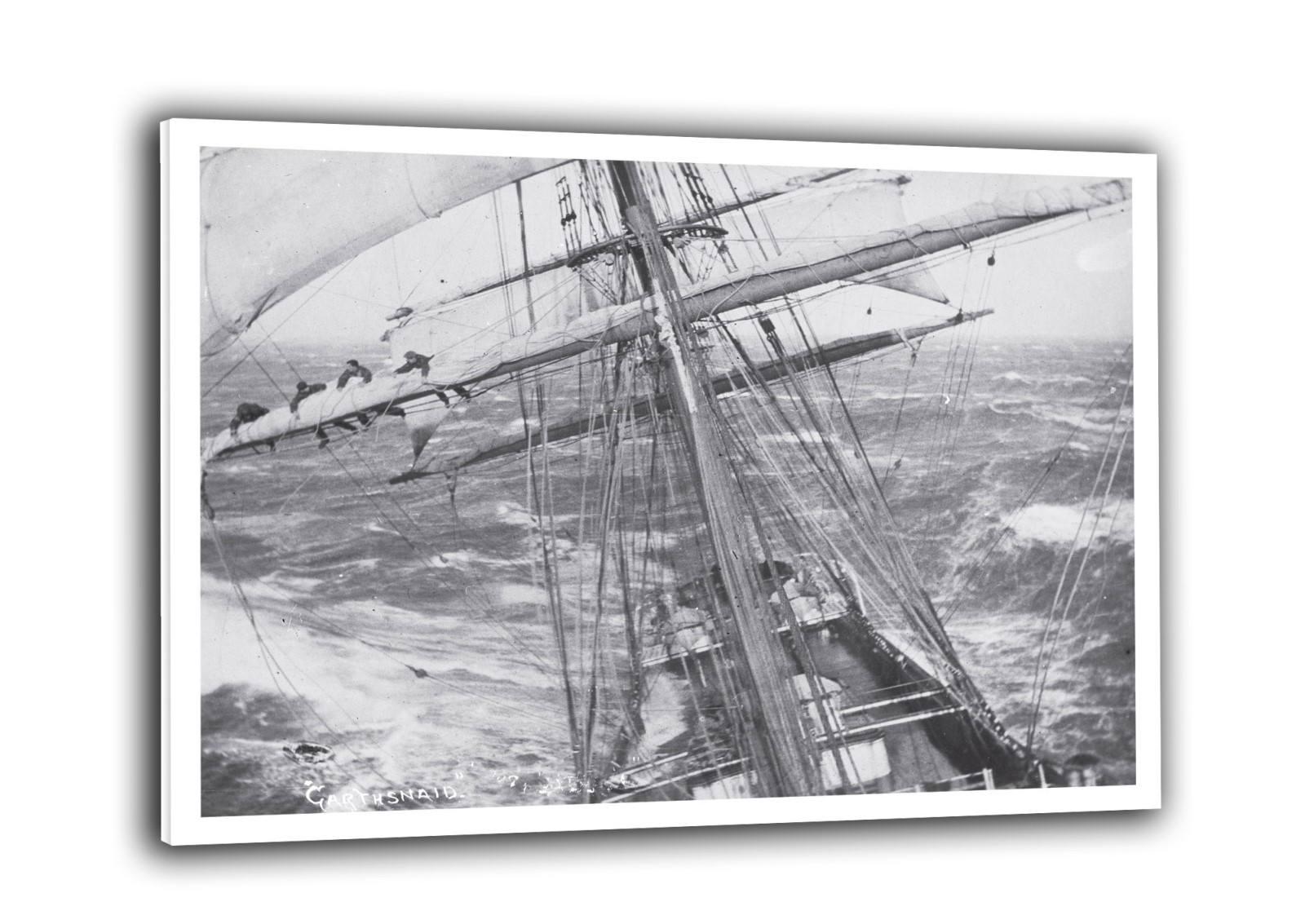 Marine - Voilier Jaune Ancien