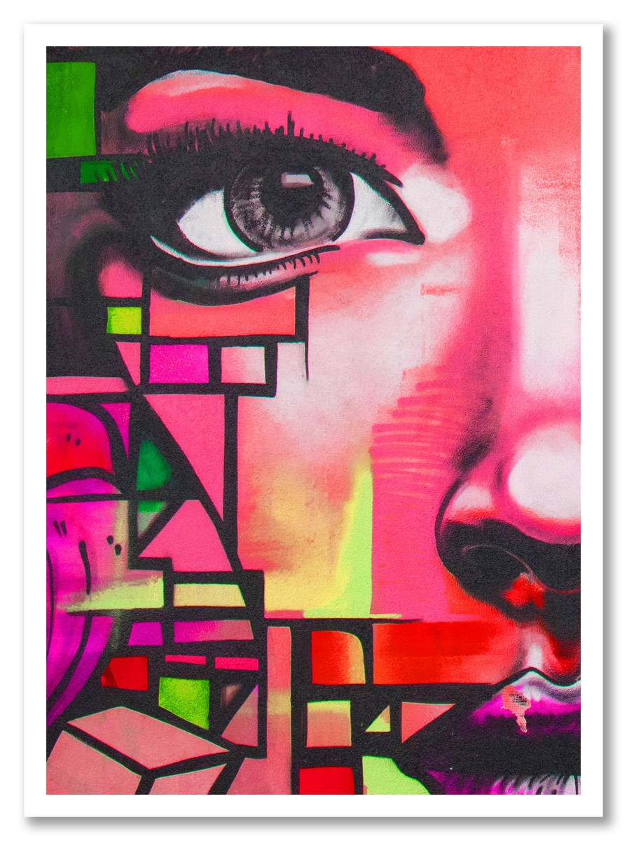 Street Art - Regard Rose