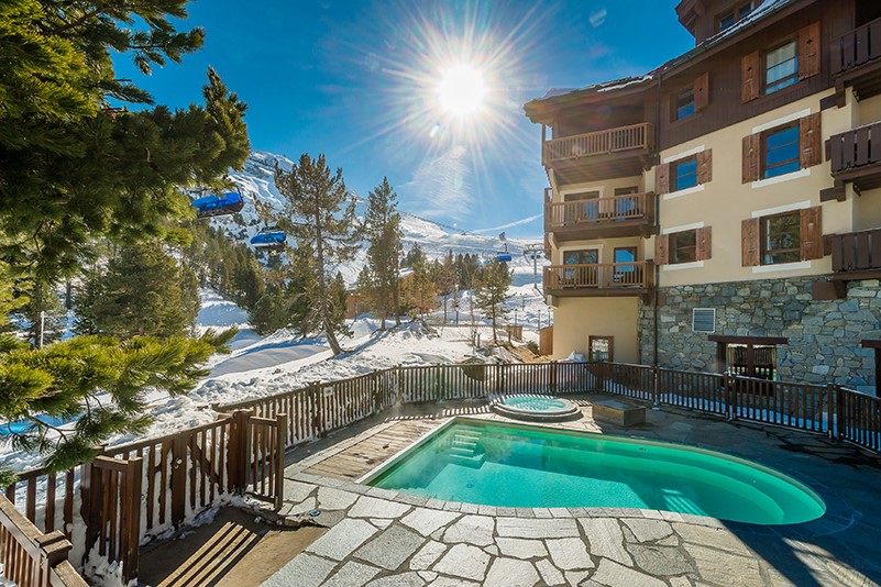 High-quality services accommodation apartment luxury holidays french alps mountain winter