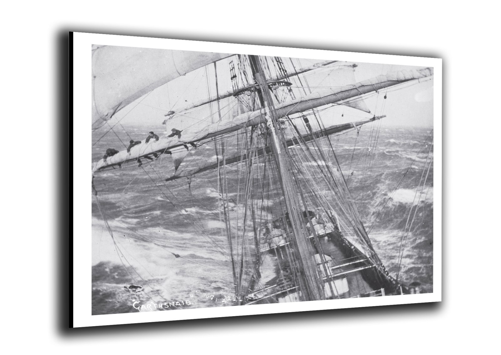 Marine - Voilier Jaune Ancien