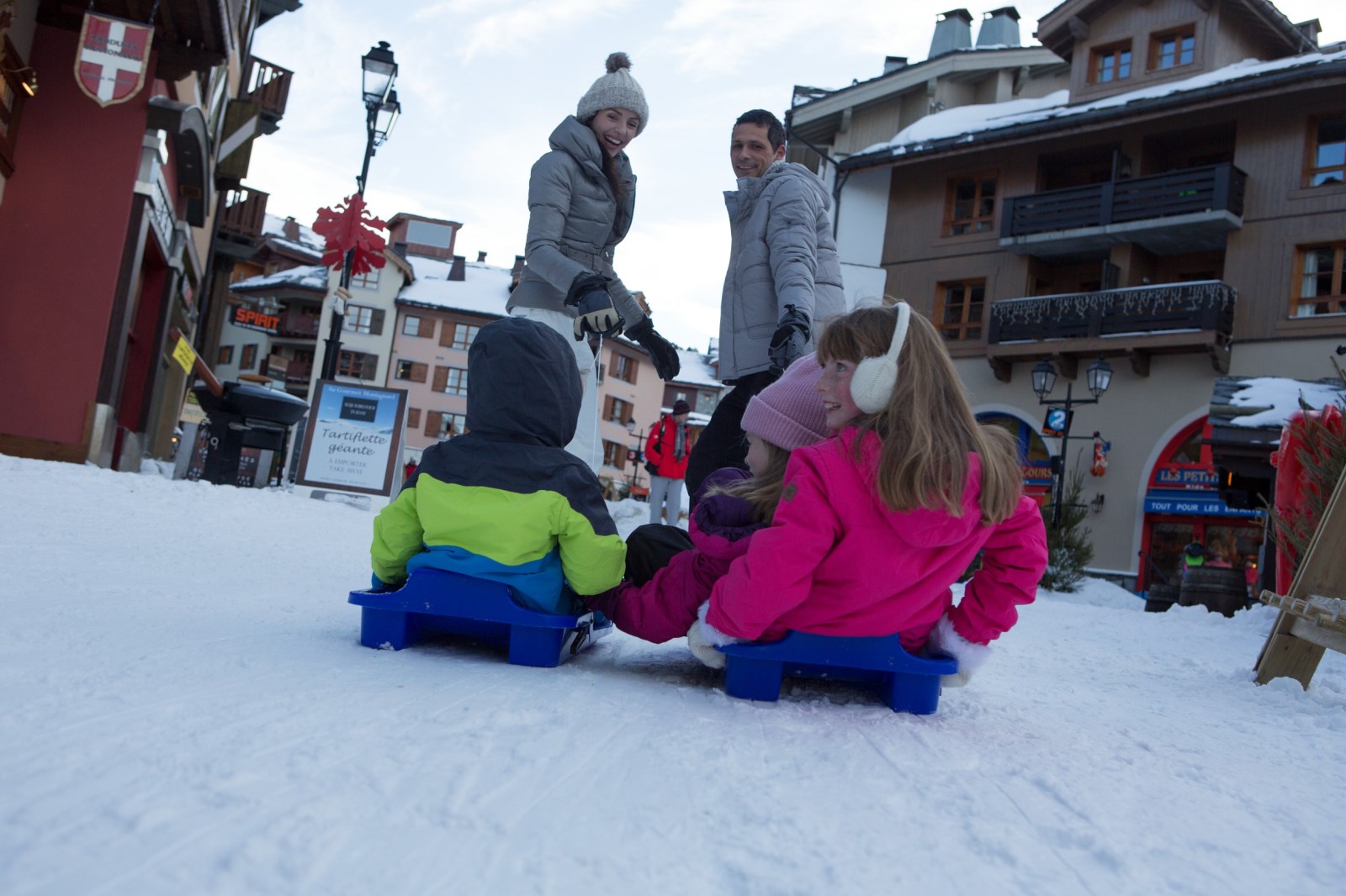 Children are kings in Arc 1950, the family ski resort in Les Arcs Children are kings in Arc 1950, the family ski resort in Les Arcs