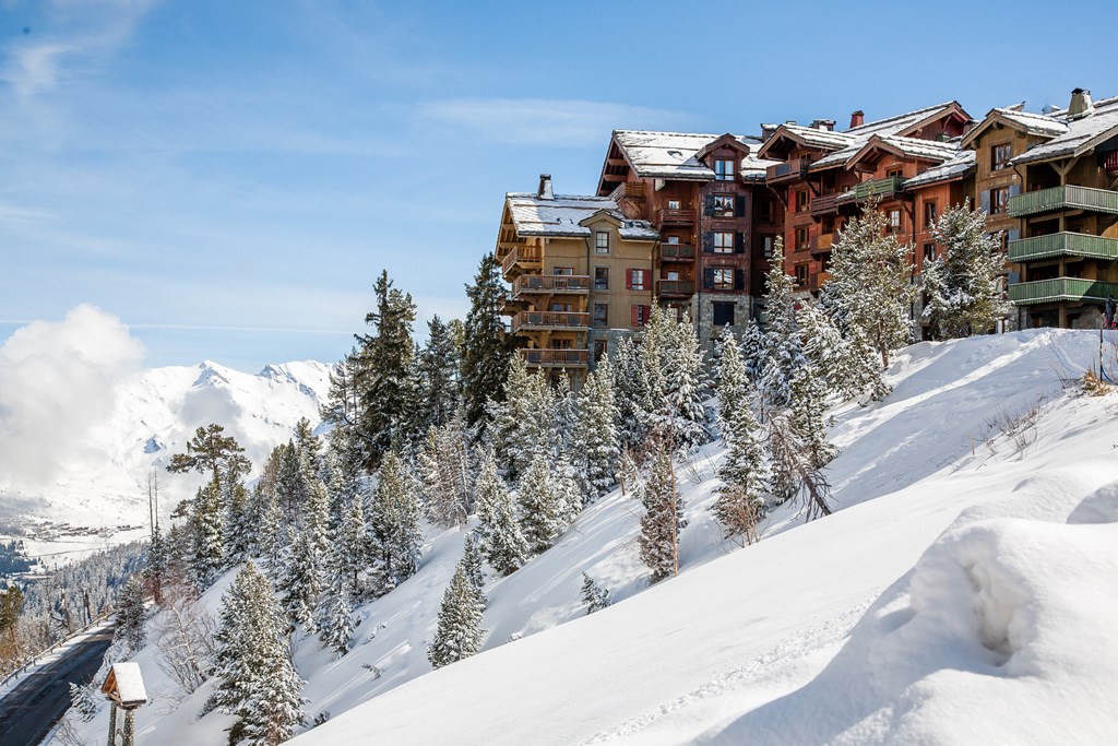 Family and luxury ski resort in the French Alps, Les Arcs ski resort