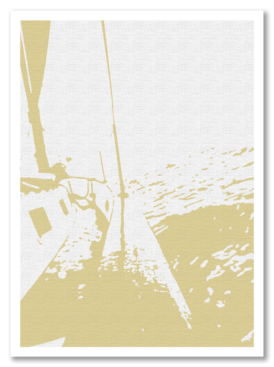 Marine - Voilier Jaune