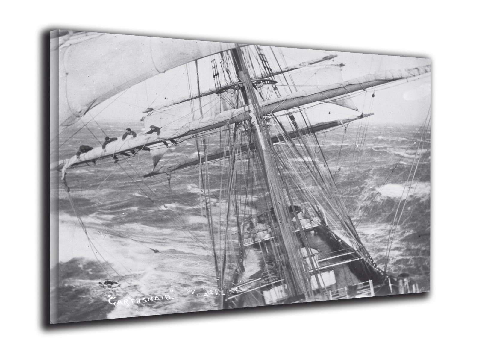 Marine - Voilier Jaune Ancien