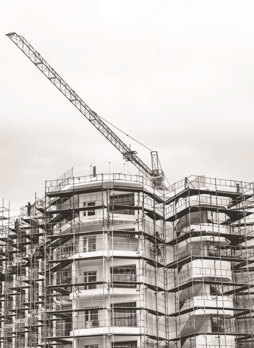 Industriel - Bâtiment en construction