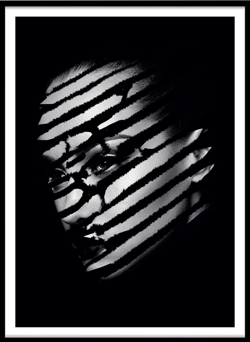 Portrait - Femme Rayures