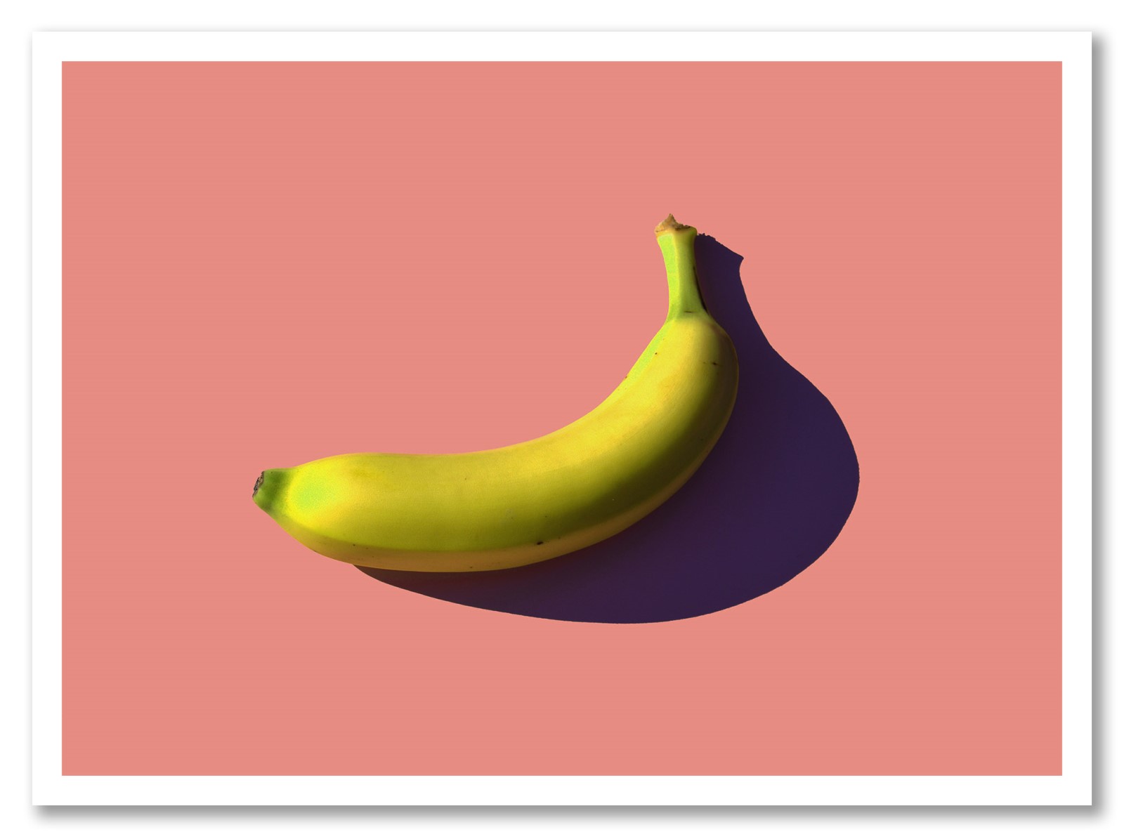 Banane - rose minimaliste