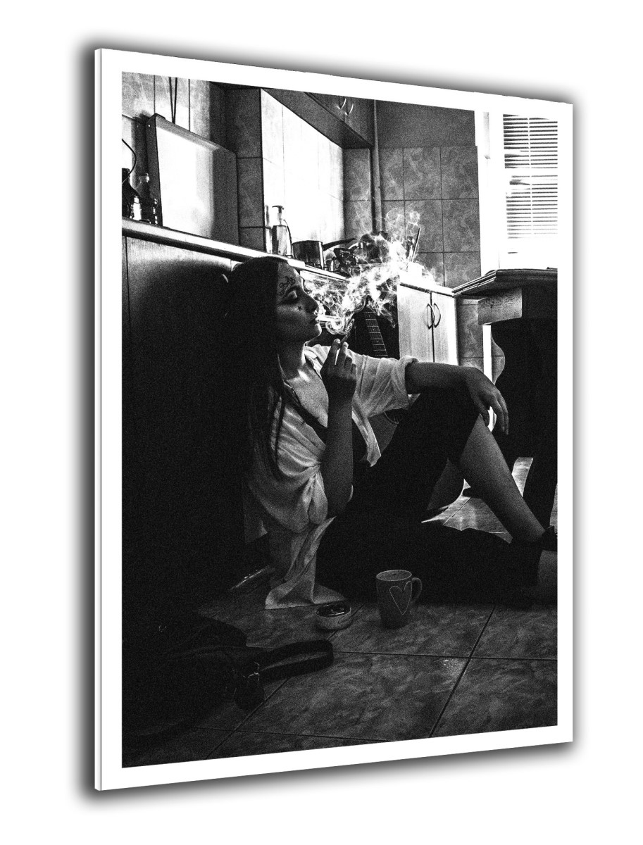 Portrait - Smoking Girl