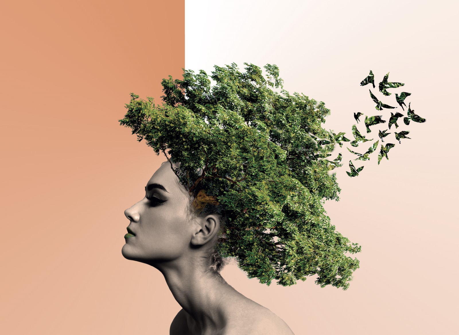 Portrait - Double Exposure