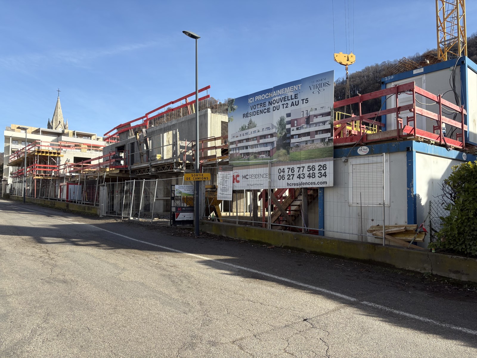 Domène - avancement chantier