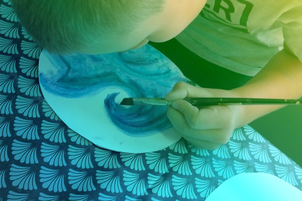 Brico "attrape-rêve lacustre"